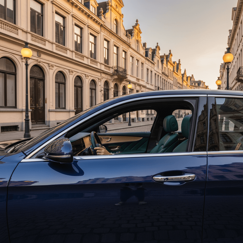 Luxury vehicle ready for your Belgian experience