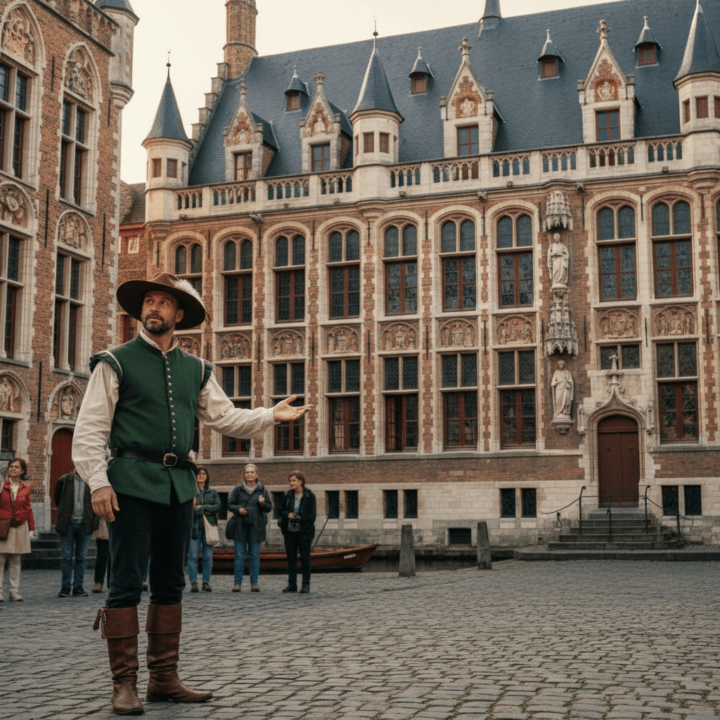Expert guide sharing history of Ghent's architecture