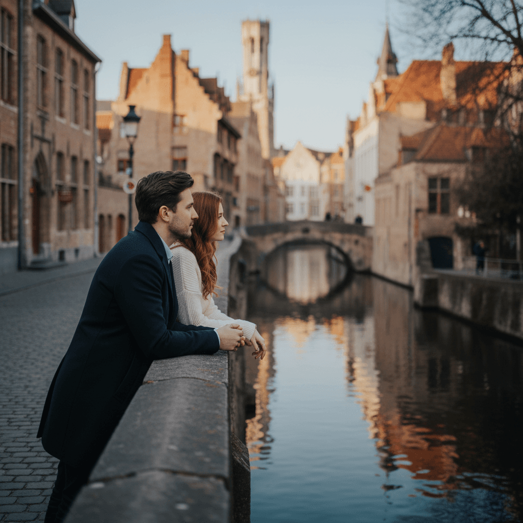 Travelers experiencing a memorable moment in Belgium
